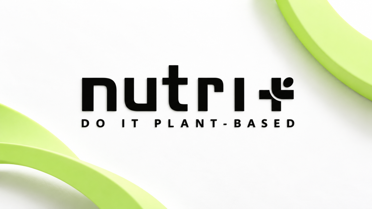 nutri+ auf Weiß mit Limettenakzenten